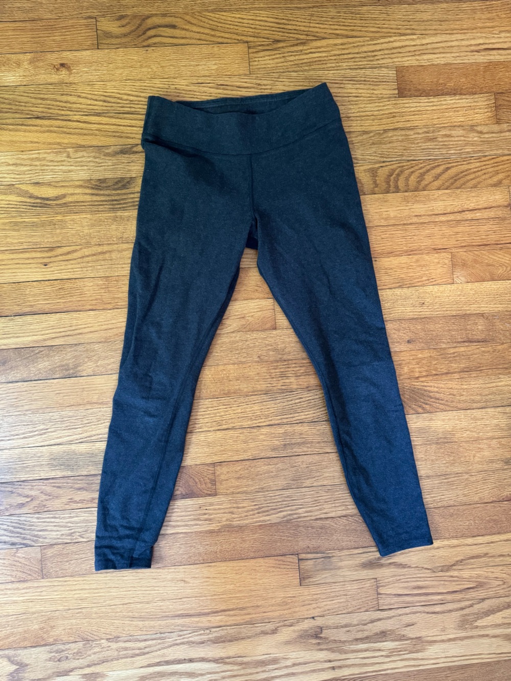 Pact Charcoal Heather Organic Cotton Leggings S